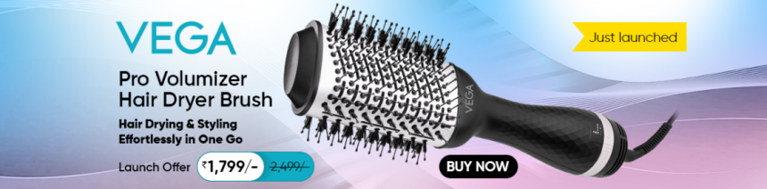 🌟 Vega Pro Volumizer Hair Dryer Brush